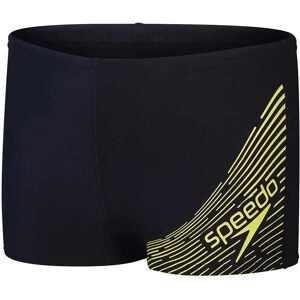 Speedo Medley Logo Swimming Boxer Black / Lemon Drizzle 15-16 Years Boys Speedo Medley Logo Swimming Boxer Black / Lemon Drizzle 15-16 Years Boys