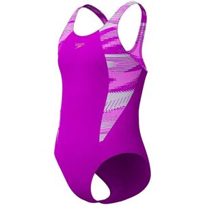 Speedo Hyperboom Splice Muscleback Swimsuit Diva 5-6 Years Girls Speedo Hyperboom Splice Muscleback Swimsuit Diva 5-6 Years Girls