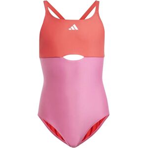 Adidas Colorblock X Back Swimsuit Pulse Magenta / Semi Lucid Red 5-6 Years Girls Adidas Colorblock X Back Swimsuit Pulse Magenta / Semi Lucid Red 5-6 Years Girls