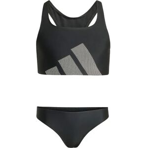 Adidas Big Logo C-back Bikini Black 11-12 Years Girls Adidas Big Logo C-back Bikini Black 11-12 Years Girls
