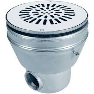Astralpool Side Outlet 2´´ Bottom Outlet 1 1/2´´ 26197 Circular Pool Main Drain For Liner Pool Stainless Steel One Size unisex Astralpool Side Outlet 2´´ Bottom Outlet 1 1/2´´ 26197 Circular Pool Main Drain For Liner Pool Stainless Steel One Size unisex