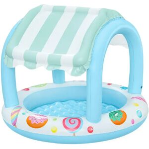 Bestway 52638 Sweet Shoppe Shaded Kiddie Pool Multicolour 104 x 84 cm unisex Bestway 52638 Sweet Shoppe Shaded Kiddie Pool Multicolour 104 x 84 cm unisex