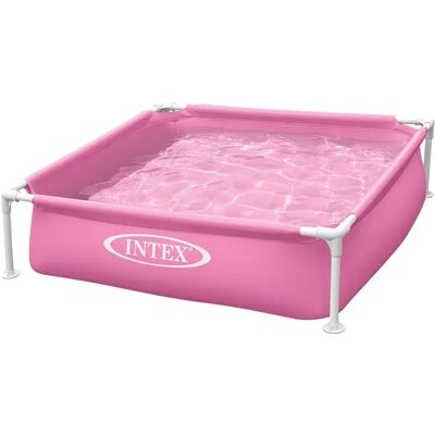 Intex Steel Square Frame Above Ground Pool 122x122x30 Cm Pink 342 Liters unisex Intex Steel Square Frame Above Ground Pool 122x122x30 Cm Pink 342 Liters unisex
