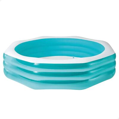 Intex Octogonal Round Inflatable Pool Blue / White 999 Liters unisex Intex Octogonal Round Inflatable Pool Blue / White 999 Liters unisex