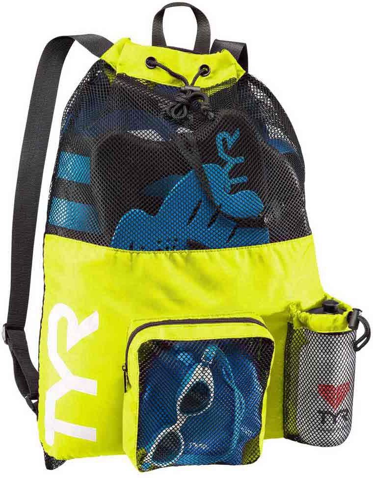 Tyr Big Mesh Mummy 40l Backpack Fluor Yellow One Size unisex