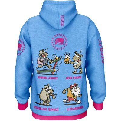 Otso Kukuxumusu Runners Hoodie Multicolour 2XL Men,Women Otso Kukuxumusu Runners Hoodie Multicolour 2XL Men,Women