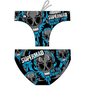 Turbo Supermad Waterpolo Swim Briefs - Black - Swimsuit for 5-6 Years Turbo Supermad Waterpolo Swim Briefs - Black - Swimsuit for 5-6 Years