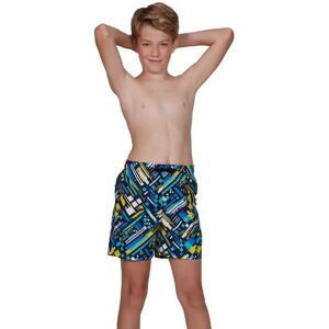 Speedo Glitchwarp Allover 15´´ Swimming Shorts True Navy / Bondi Blue / Empire Yellow / White 12-13 Years Boys Speedo Glitchwarp Allover 15´´ Swimming Shorts True Navy / Bondi Blue / Empire Yellow / White 12-13 Years Boys