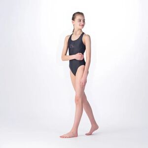 Aquawave Salava Junior Swimsuit Black Leaves Print 158 cm Girls Aquawave Salava Junior Swimsuit Black Leaves Print 158 cm Girls