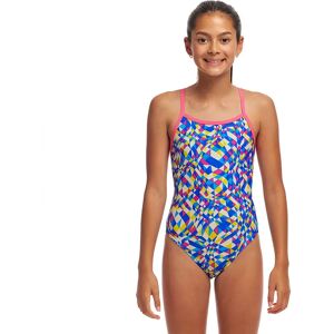 Funkita Single Strap Swimsuit Time Warp 10 Years Girls Funkita Single Strap Swimsuit Time Warp 10 Years Girls