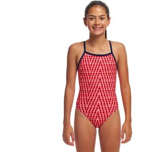Funkita Tie Me Tight Swimsuit Red Head 10 Years Girls Funkita Tie Me Tight Swimsuit Red Head 10 Years Girls