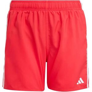 Adidas 3 Stripes Swimming Shorts Pure Ruby / White 11-12 Years Boys Adidas 3 Stripes Swimming Shorts Pure Ruby / White 11-12 Years Boys