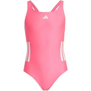 Adidas 3 Stripes C-back Swimsuit Lucid Pink / White 14-15 Years Girls Adidas 3 Stripes C-back Swimsuit Lucid Pink / White 14-15 Years Girls