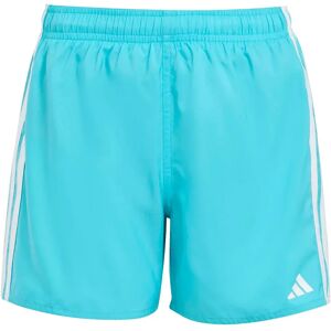 Adidas 3 Stripes Swimming Shorts Lucid Cyan / White 11-12 Years Boys Adidas 3 Stripes Swimming Shorts Lucid Cyan / White 11-12 Years Boys