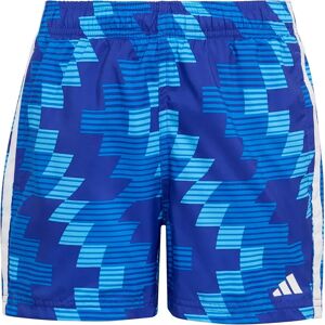 Adidas Football-inspired Graphic Swimming Shorts Lucid Blue / White 13-14 Years Boys Adidas Football-inspired Graphic Swimming Shorts Lucid Blue / White 13-14 Years Boys