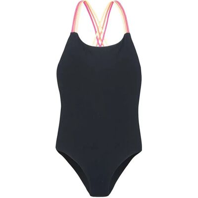 Aquawave Harma Junior Swimsuit Black / Fandango Pink 158 cm Girls Aquawave Harma Junior Swimsuit Black / Fandango Pink 158 cm Girls