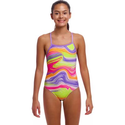 Funkita Tie Me Tight Swimsuit Colour Contour 10 Years Girls Funkita Tie Me Tight Swimsuit Colour Contour 10 Years Girls