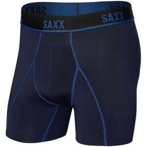 Saxx Underwear Kinetic Hd Boxers Navy / City Blue XS Men Saxx Underwear Kinetic Hd Boxers Navy / City Blue XS Men