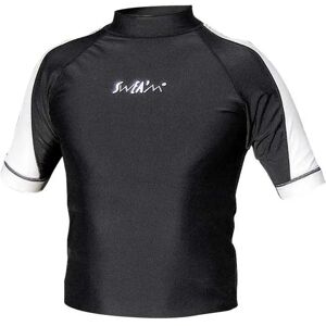 So Dive Pro Tech Sun Uv Short Sleeve T-shirt Black / Silver XL Men So Dive Pro Tech Sun Uv Short Sleeve T-shirt Black / Silver XL Men