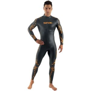 Seacsub Energy Long Sleeve Neoprene Wetsuit 2 Mm Black / Orange S Men Seacsub Energy Long Sleeve Neoprene Wetsuit 2 Mm Black / Orange S Men