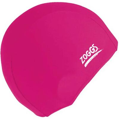 Zoggs Deluxe Stretch Swimming Cap Pink One Size unisex Zoggs Deluxe Stretch Swimming Cap Pink One Size unisex