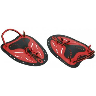 Aquafeel Hand Paddles - Ergonomic, Medium, Red/Black Aquafeel Hand Paddles - Ergonomic, Medium, Red/Black