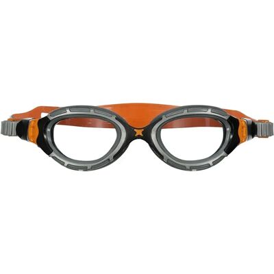 Zoggs Predator Flex Reactor Swimming Goggles Grey Orange Small Men,Women Zoggs Predator Flex Reactor Swimming Goggles Grey Orange Small Men,Women