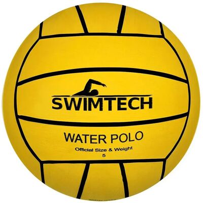 Swimtech Water Polo Ball Yellow 4 unisex Swimtech Water Polo Ball Yellow 4 unisex