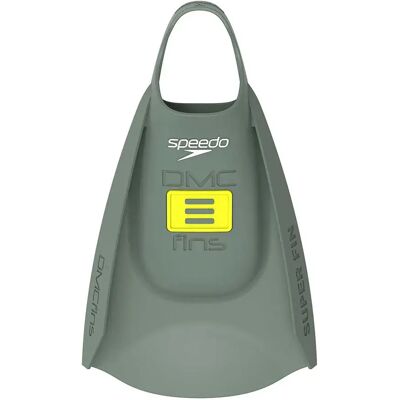 Speedo Dmc Super Fin Swimming Fins Soft Olive / Hyper Yellow UK 7.5 unisex Speedo Dmc Super Fin Swimming Fins Soft Olive / Hyper Yellow UK 7.5 unisex