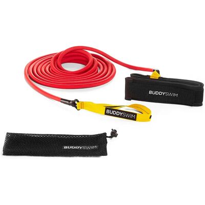 Buddyswim Long Speed Light Resistance Training Belt Black / Red One Size unisex Buddyswim Long Speed Light Resistance Training Belt Black / Red One Size unisex