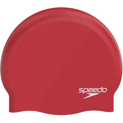 Speedo Silicone Swimming Cap Speedo Red One Size unisex Speedo Silicone Swimming Cap Speedo Red One Size unisex
