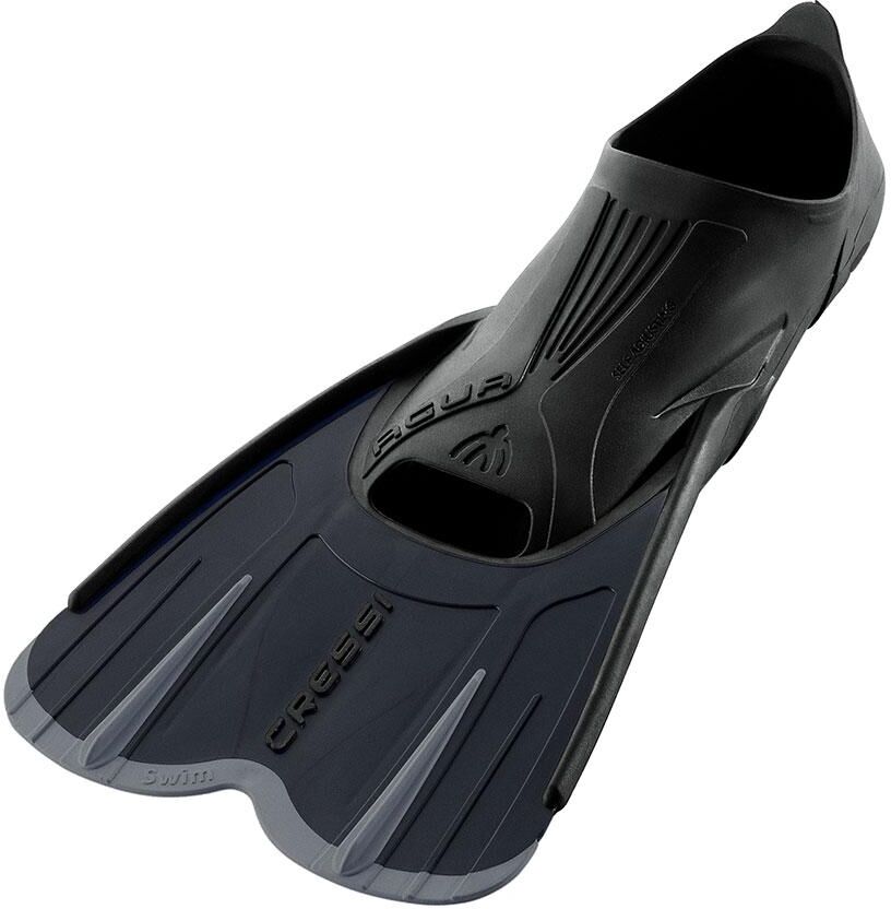 Cressi Agua Short Swimming Fins Black / Grey EU 41-42 unisex