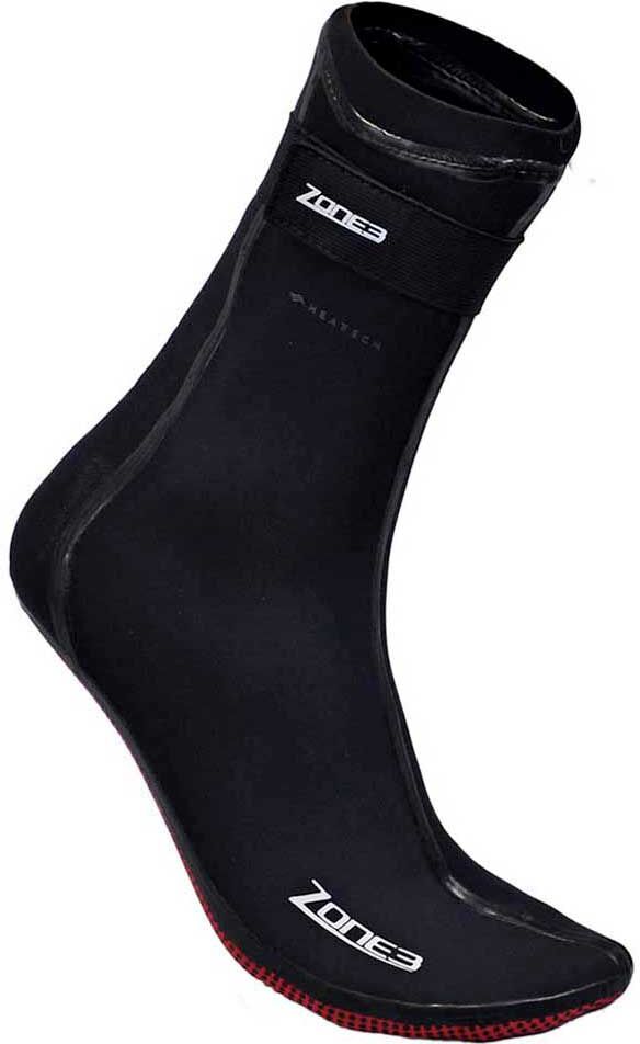 Zone3 Neoprene Heat Tech Booties Black UK 5-6 unisex