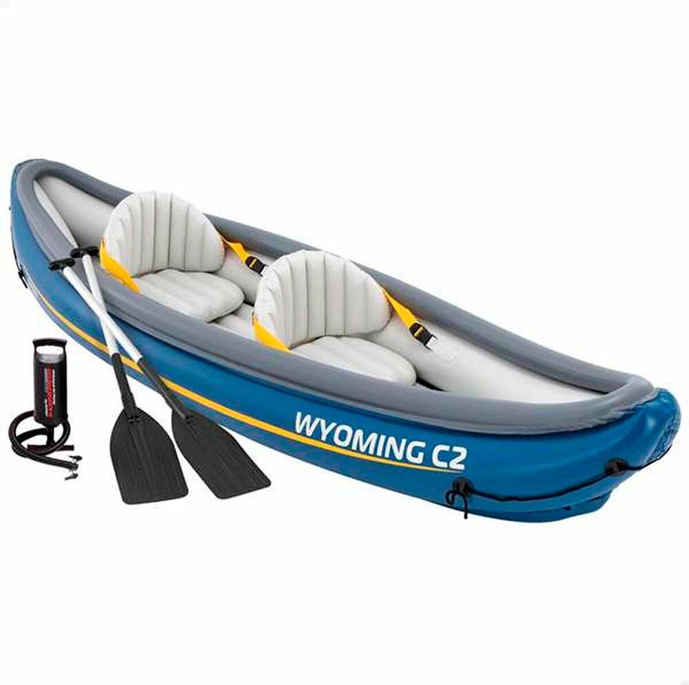 Color Baby Inflatable Canoe For 2 Wyoming C2 People With Oars 307x89x53 Cm Multicolor One Size unisex