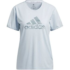 Adidas Badge Of Sport Necessi- Short Sleeve T-shirt Halo Blue / Wild Teal XS Women Adidas Badge Of Sport Necessi- Short Sleeve T-shirt Halo Blue / Wild Teal XS Women