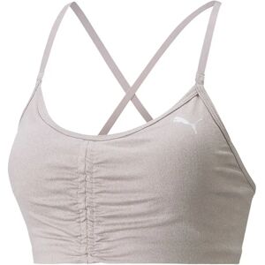 Puma Low Impact Yoga Studio Foundation Low Impact Sports Bra Quail Heather M Women Puma Low Impact Yoga Studio Foundation Low Impact Sports Bra Quail Heather M Women