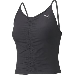 Puma Yoga Studio Foundation Ruched Sleeveless T-shirt Puma Black S Women Puma Yoga Studio Foundation Ruched Sleeveless T-shirt Puma Black S Women