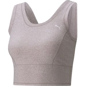 Puma Yoga Studio Yogini Luxe Sports Bra Quail Heather M Women Puma Yoga Studio Yogini Luxe Sports Bra Quail Heather M Women