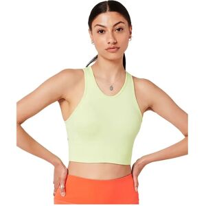 Superdry Women's Sport Core Seamless Mid Impact Sports Bra - Yellow Superdry Women's Sport Core Seamless Mid Impact Sports Bra - Yellow