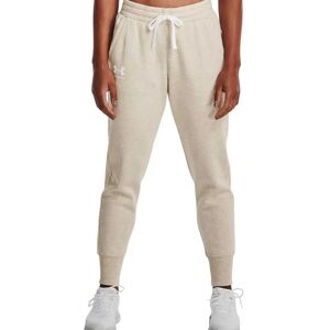 Under Armour Rival Fleece Joggers Oatmeal Light Heather / White / White XL Women Under Armour Rival Fleece Joggers Oatmeal Light Heather / White / White XL Women