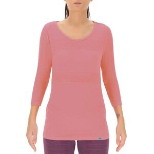 Uyn Natural Training Long Sleeve T-shirt Pink Fluo Melange M Women Uyn Natural Training Long Sleeve T-shirt Pink Fluo Melange M Women