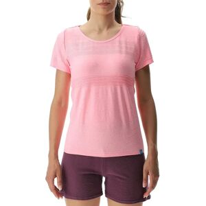 Uyn Natural Training Short Sleeve T-shirt Pink Fluo Melange M Women Uyn Natural Training Short Sleeve T-shirt Pink Fluo Melange M Women