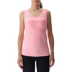 Uyn Natural Training Sleeveless T-shirt Pink Fluo Melange XS Women Uyn Natural Training Sleeveless T-shirt Pink Fluo Melange XS Women