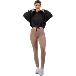 Nebbia Loose Fit Crop Iconic 421 Hoodie Black XS-S Women Nebbia Loose Fit Crop Iconic 421 Hoodie Black XS-S Women