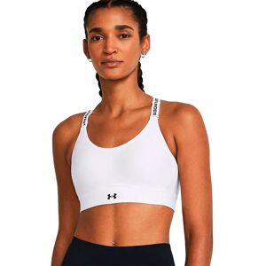 Under Armour Infinity 2.0 Medium Support Sports Top White / Black M Women Under Armour Infinity 2.0 Medium Support Sports Top White / Black M Women