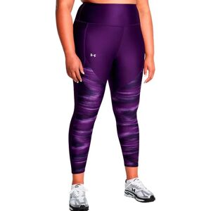 Under Armour Tech Print Panel Ankle Leggings Purple / Lavish / White 1X Women Under Armour Tech Print Panel Ankle Leggings Purple / Lavish / White 1X Women