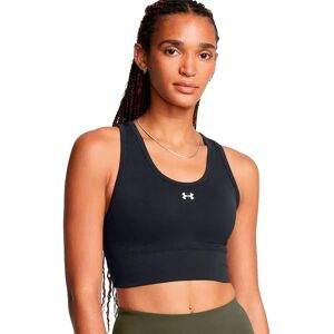Under Armour Vanish Seamless Medium Support Sports Top Black / White M Women Under Armour Vanish Seamless Medium Support Sports Top Black / White M Women