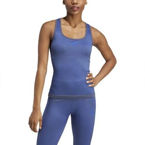 Adidas Aeroknit Tank Sports Top Shadow Navy / Semi Lucid Blue M Women Adidas Aeroknit Tank Sports Top Shadow Navy / Semi Lucid Blue M Women