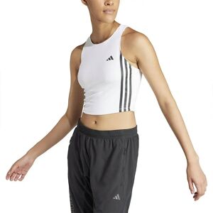 Adidas Own The Run 3 Stripes Tank Sports Top White XL Women Adidas Own The Run 3 Stripes Tank Sports Top White XL Women