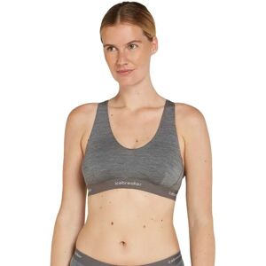 Icebreaker Merino 125 Cool-lite Sprite Racerback Sports Bra Gritstone Heather 013 XL Women Icebreaker Merino 125 Cool-lite Sprite Racerback Sports Bra Gritstone Heather 013 XL Women